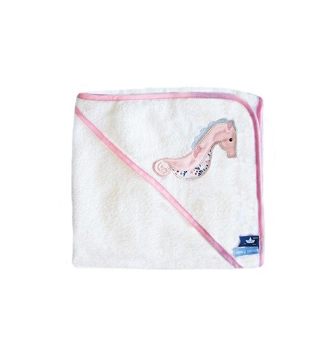 Cape de bain bébé hippocampe rose
34,90€