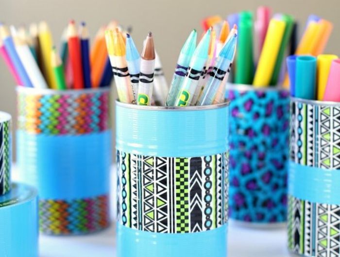 pot à crayon DIY personnalisé